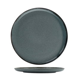 Hermia MOD24Y2730P01 Vajilla de Porcelana Azul 24 Piezas